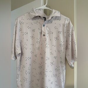 FootJoy Men's white Short-Sleeve Polo - Baiting Hollow